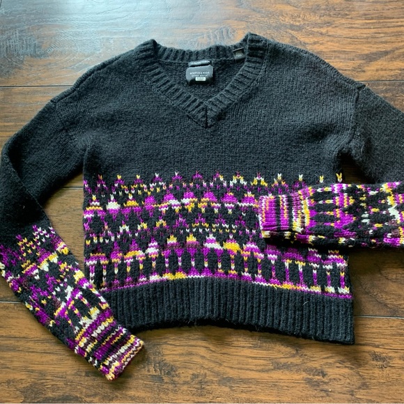 SCOTCH & SODA Fair Isle V Neck Sweater XS La Bande Maison - Picture 2 of 7